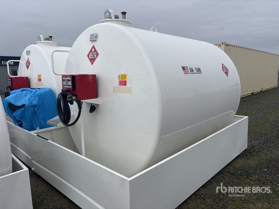 2025 AM Tank AM-TANK 2300N 2376 gal Skid Mounted Steel Benzinetank (Unused)