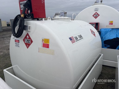 2025 AM Tank AM-TANK1000 1050 gal Skid Mounted Steel Diesel Benzinetank (Unused)