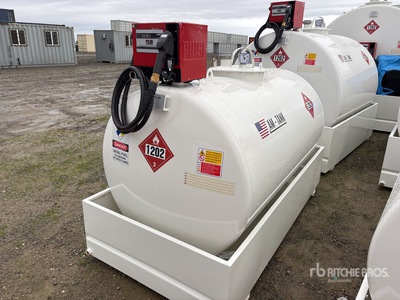 2025 AM Tank AM-TANK500 490 gal Skid Mounted Steel Diesel Benzinetank (Unused)