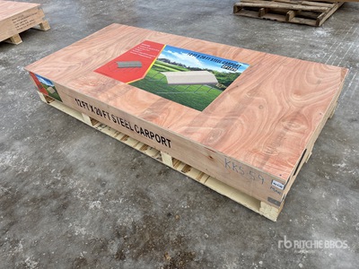 2025 Agriquip CP1220 12 ft x 20 ft Steel Carport (Unused)