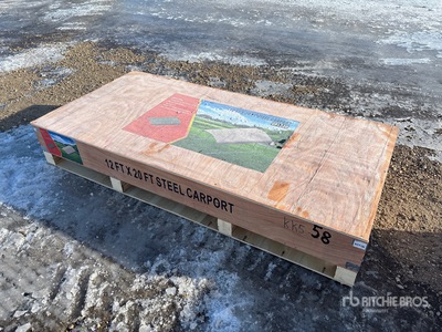 2025 Agriquip CP1220 12 ft x 20 ft Abri d'Auto (Unused)