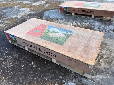 2025 Agriquip CP1220 12 ft x 20 ft Abri d'Auto (Unused)