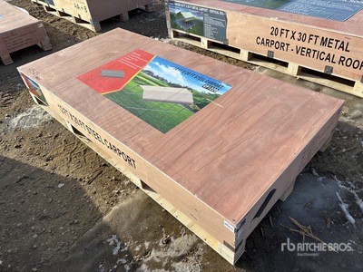 2025 Agriquip CP1220 12 ft x 20 ft Carport (Unused)