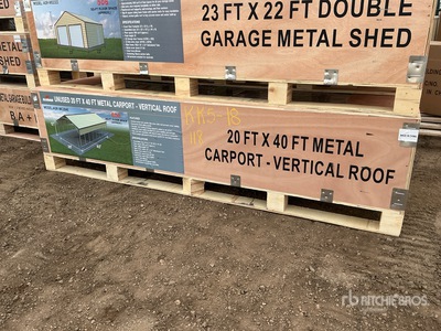 2025 Rhino AGR-MC2040 Steel Carport (Unused)