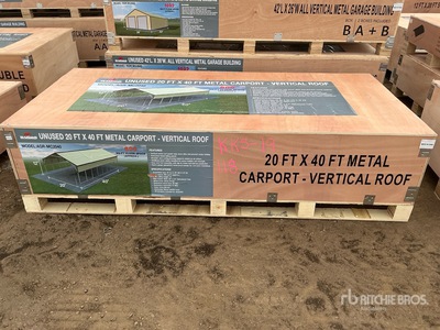 2025 Rhino AGR-MC2040 Steel Carport (Unused)