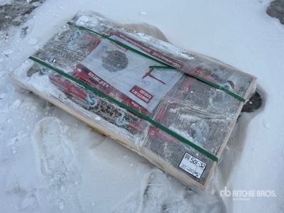 Quantity of (5) 2025 Suihe BC-5400 9200 lb Ratchet Binders & (10) 3/8 in X 20 ft Chains (Unused)