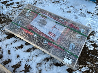 Quantity of (5) 2025 Suihe BC-5400 9200 lb Ratchet Binders & (10) 3/8 in X 20 ft Chains (Unused)