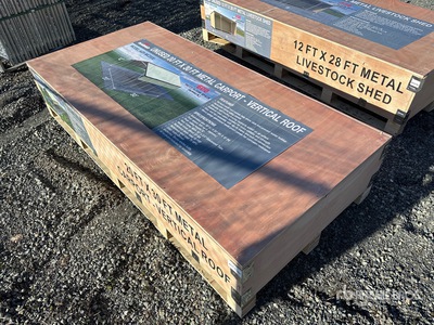 2025 Rhino AGR-MC2030 20 ft x 30 ft Steel Carport (Unused)