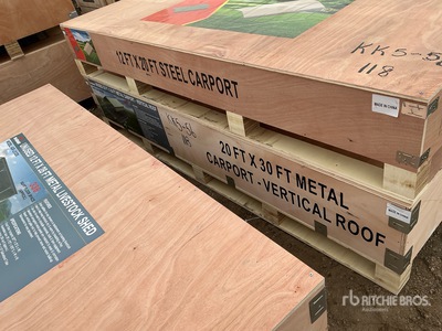 2025 Rhino AGR-MC2030 Steel Carport (Unused)