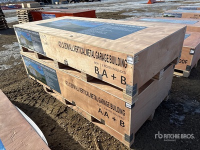 2025 AGR-MS2642 26 ft x 42 ft Metal Garage Storage Building (Unused)