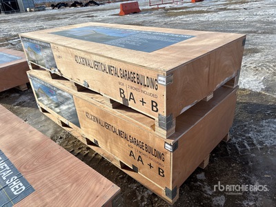 2025 AGR-MS2642 26 ft x 42 ft Metal Garage Storage Building (Unused)