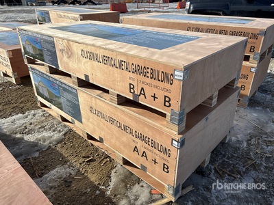 2025 AGR-MS2642 26 ft x 42 ft Metal Garage Storage Building (Unused)