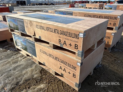 2025 AGR-MS2642 26 ft x 42 ft Metal Garage Storage Building (Unused)