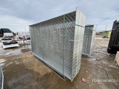 Quantity of (20) 2025 GLCF1006 10 ft x 6 ft Chain Link Temporary Site Fence (Unused)