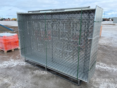 Quantity of (20) 2025 GLCF1006 9 ft 6 in x 6 ft Chain Link Temporary Site Fence (Unused)