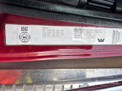 Hiab 422E8 on 2007 Western Star 4900 SA 6x4 Crane Truck