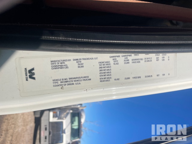 CAMIóN REVOLVEDOR 2020 WESTERN STAR KIMBLE 10.5 CYD