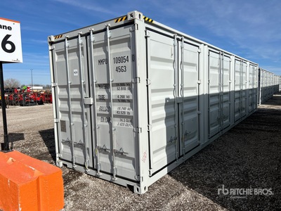 2026 40 ft High Cube Multi-Door Storage Container