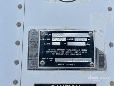 2000 Stoughton 53 ft x 102 in T/A Rimorchio furgonato