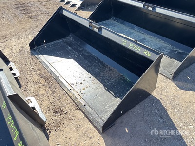 72 In Low Profile Skid Steer Bucket (Unused)