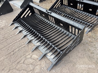 All-Star 84 in Rock Skid Steer Bucket (Unused)