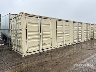 2025 40 ft High Cube Multi-Door Storage Container