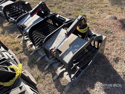 All-Star 80 In Rock w/Teeth Skid Steer Grapple (Unused)