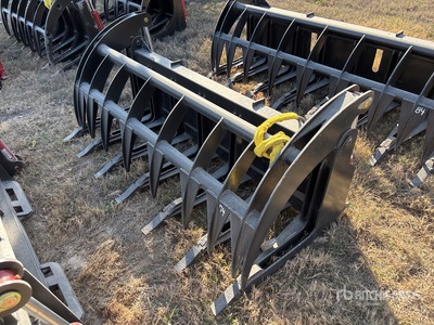 All-Star 74 In Skid Steer Root Rake (Unused)