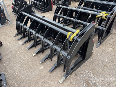All-Star 84 In Skid Steer Root Rake (Unused)