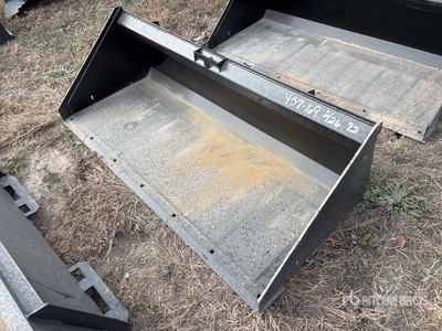 Mid-State 72 In Low Profile Skid Steer Bucket (Unused)