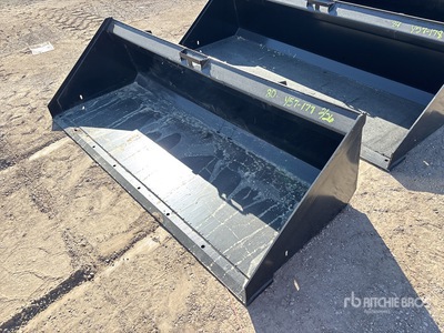 Mid-State 80 In Low Profile Skid Steer Bucket (Unused)