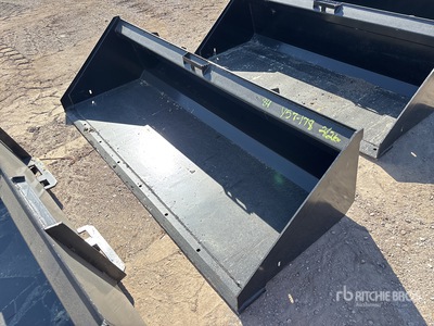 Mid-State 84 In Low Profile Skid Steer Bucket (Unused)