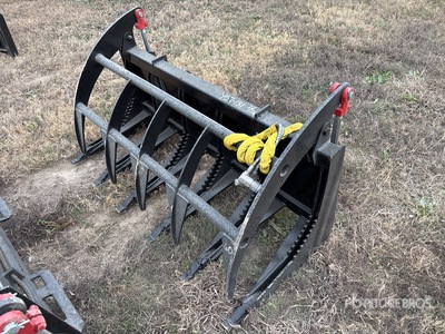 Mid-State 60 In E-Series Skid Steer Root Rake (Unused)