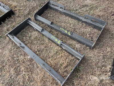 Quantity of (2) All-Star Skid Steer Attachment Mounting Plate (Unused)