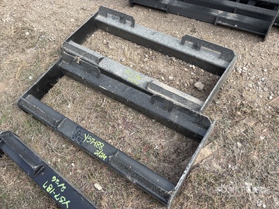 Quantity of (2) All-Star Skid Steer Attachment Mounting Plate (Unused)