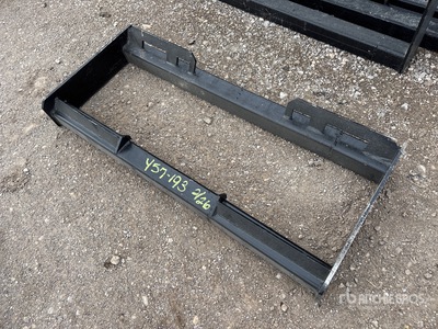All-Star Skid Steer Attachment Mounting Plate (Unused)