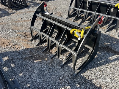 Mid-State 60 in Skid Steer Root Rake (Unused)