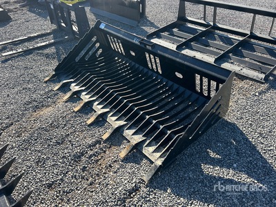 All-Star 80 in Rock Skid Steer Bucket (Unused)