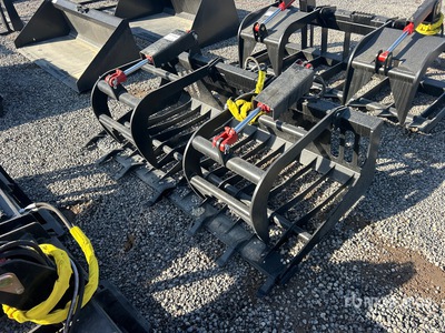 All-Star 72 in Rock Skid Steer Grapple (Unused)