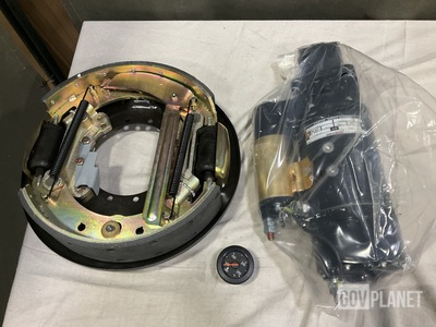 (1) Shoe Type Brake, (1) Starter, (20) Coolant Thermometers & Assorted Items