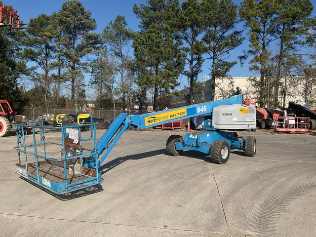 2018 Genie S-45 4WD Diesel Telescopic Boom Lift