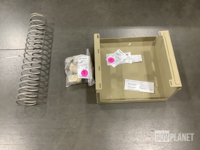 (1) Cover, (8) Compression Springs, (9) Ball Bearings & Assorted Items