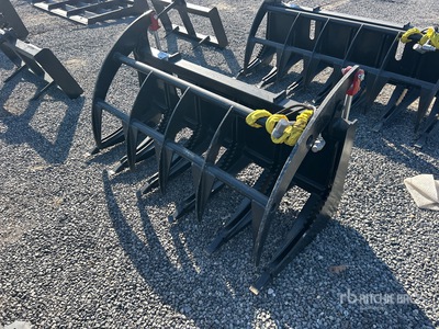 Mid-State 60 in Skid Steer Root Rake (Unused)