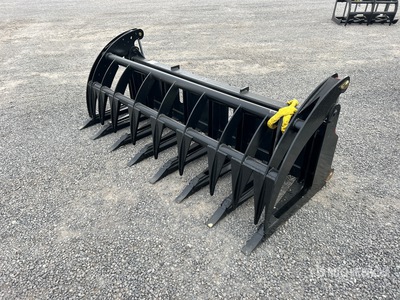 All-Star 84 in Heavy Duty Skid Steer Root Rake (Unused)