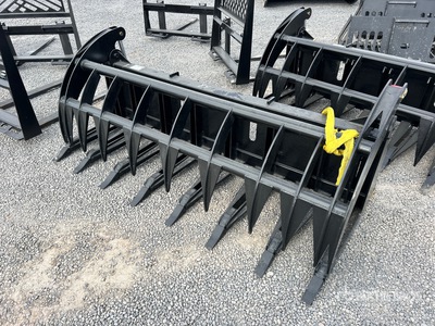 All-Star 84 in Heavy Duty Skid Steer Root Rake (Unused)