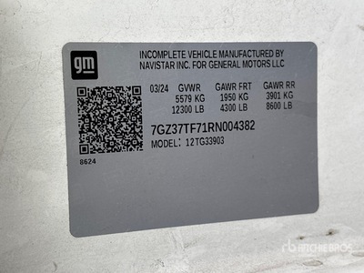 2024 GMC G3500 4x2 Refrigerated Truck