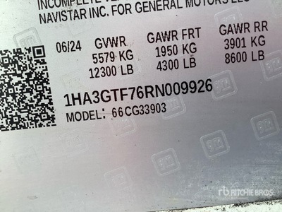 2024 Chevrolet 3500 4x2 Refrigerated Truck