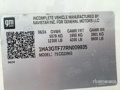 2024 Chevrolet 3500 4x2 Refrigerated Truck