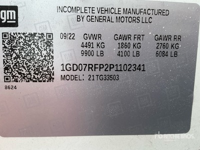 2023 GMC 4x2 Refrigerated Truck