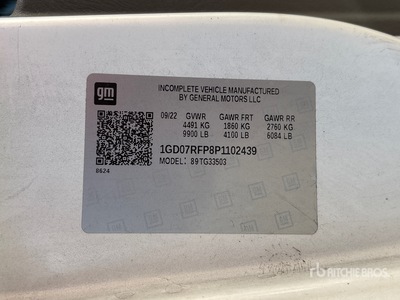 2023 GMC Savana G3500 4x2 Camiones